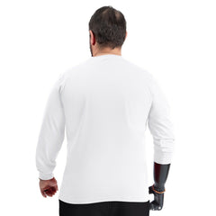 Denver Nuggets G-III Sports by Carl Banks Adaptive Printed Mesh Effect Long Sleeve T-Shirt White - NBA