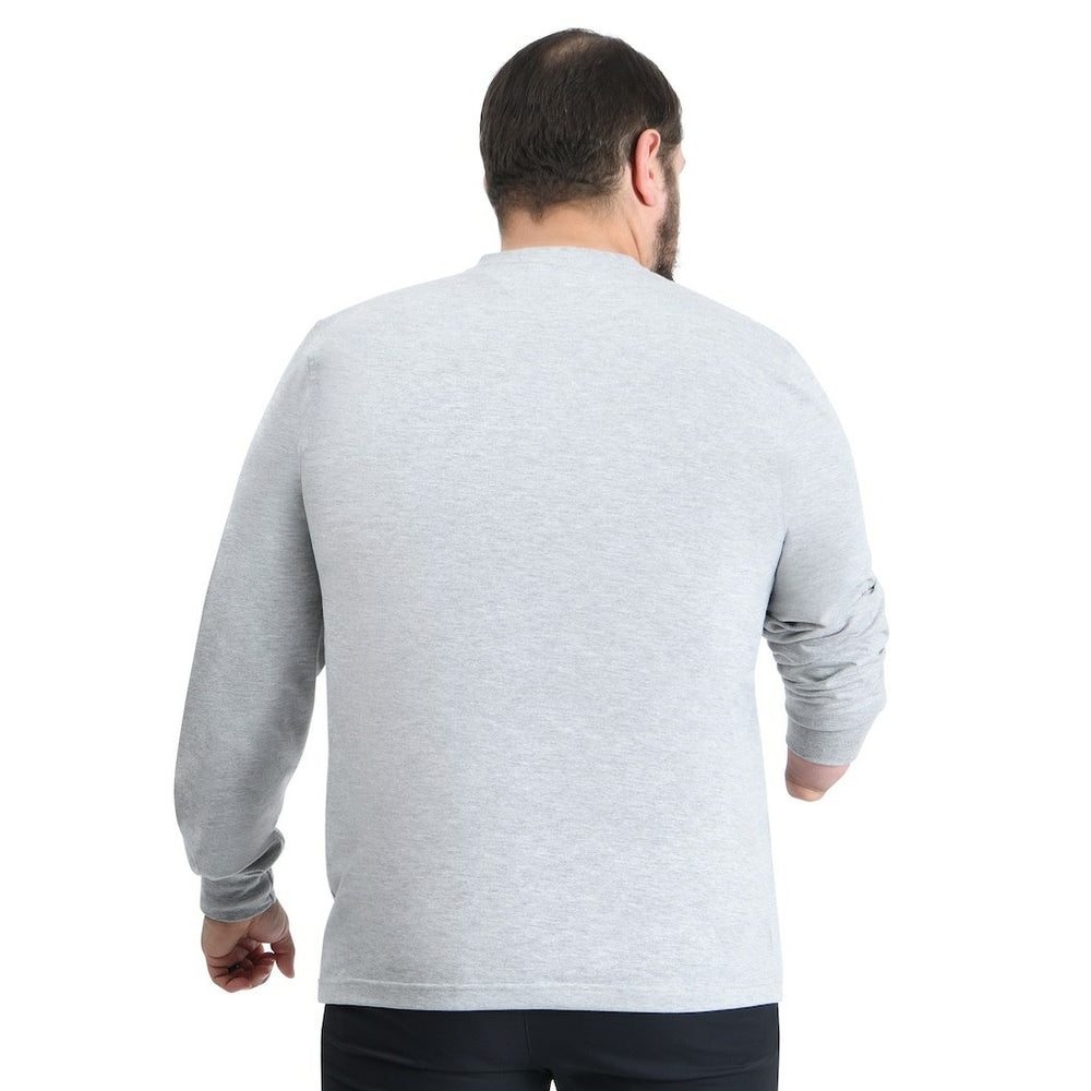 Cleveland Cavaliers G-III Sports by Carl Banks Adaptive Printed Mesh Effect Long Sleeve T-Shirt Gray - NBA