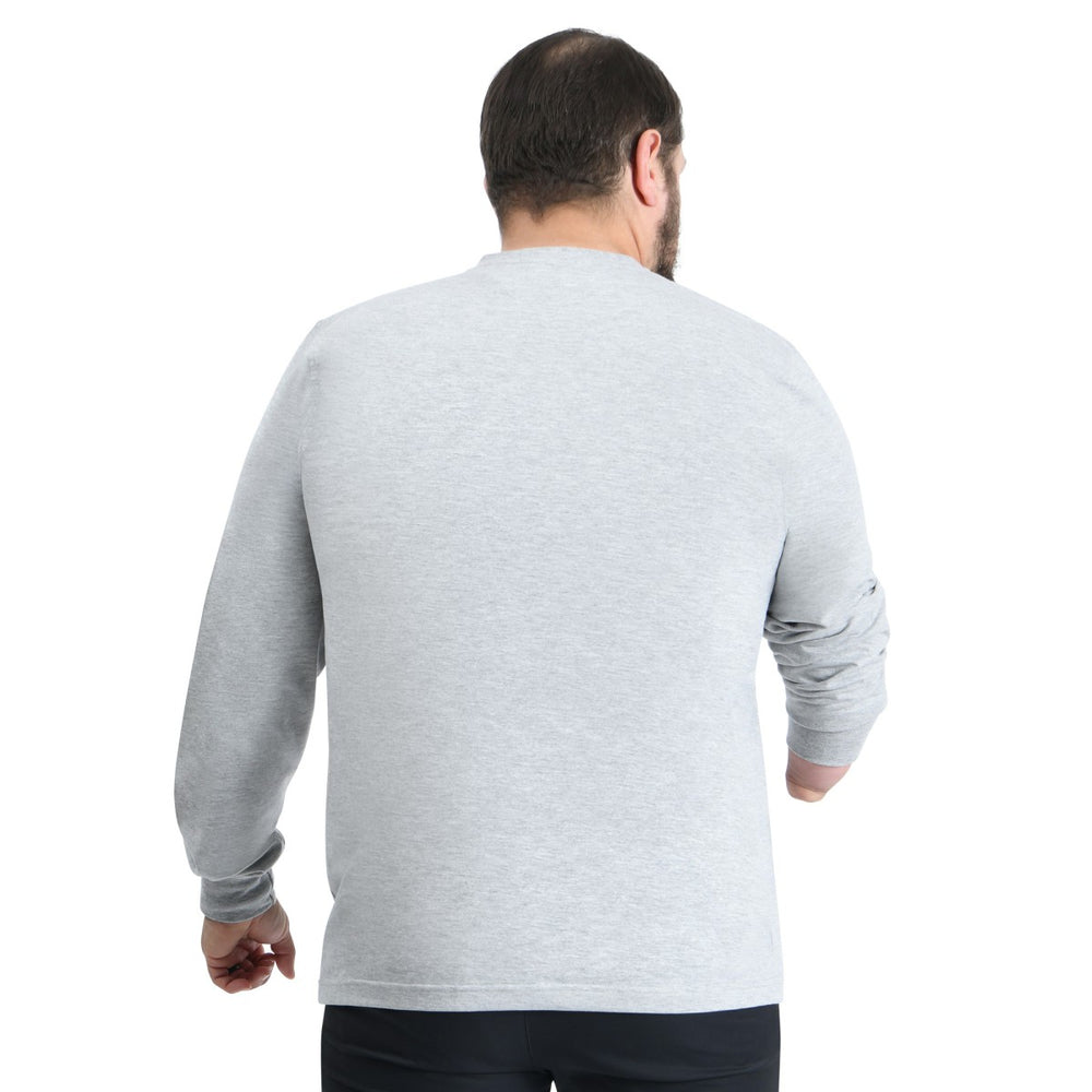 San Antonio Spurs G-III Sports by Carl Banks Adaptive Printed Mesh Effect Long Sleeve T-Shirt Gray - NBA
