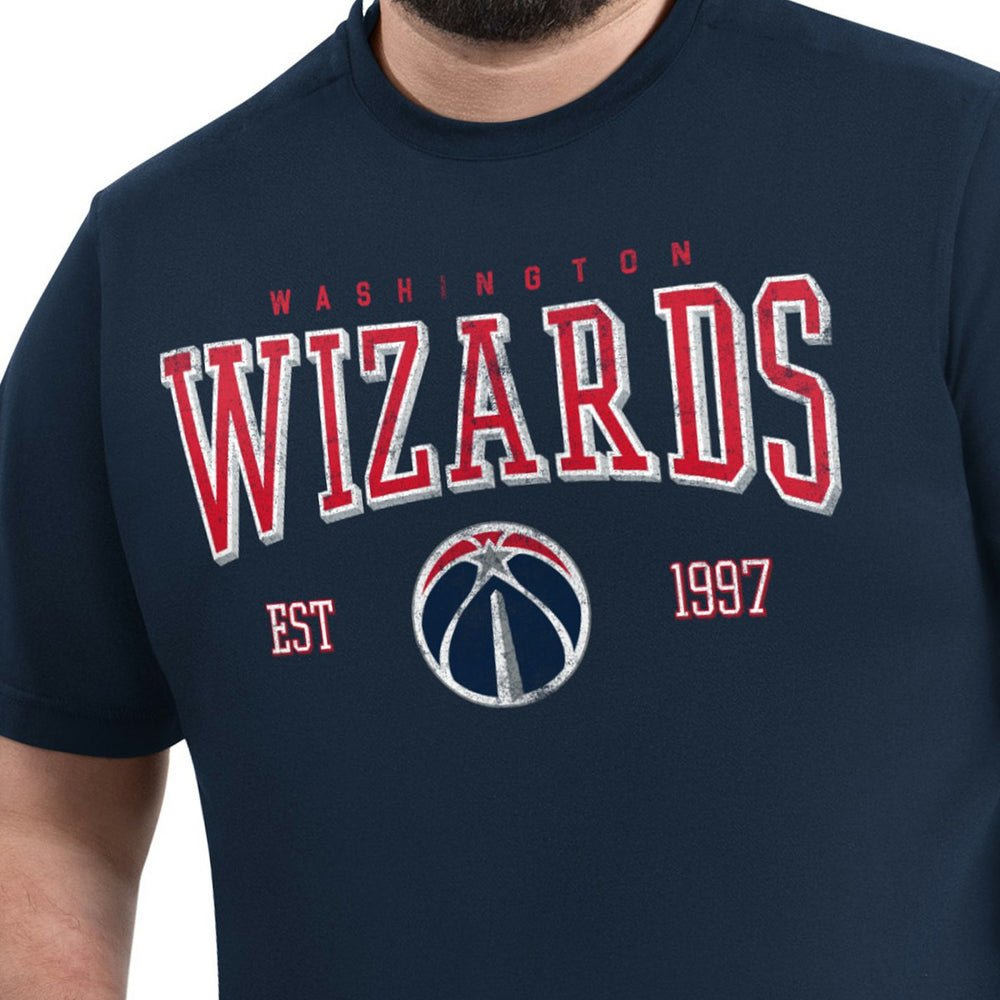 Washington Wizards G-III Sports by Carl Banks Adaptive Classic Team Spirit Short Sleeve T-Shirt Navy - NBA