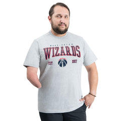 Washington Wizards G-III Sports by Carl Banks Adaptive Classic Team Spirit Short Sleeve T-Shirt Gray - NBA