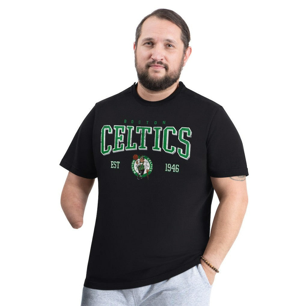 Boston Celtics G-III Sports by Carl Banks Adaptive Classic Team Spirit Short Sleeve T-Shirt Black - NBA