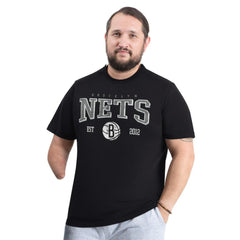 Brooklyn Nets G-III Sports by Carl Banks Adaptive Classic Team Spirit Short Sleeve T-Shirt Black - NBA