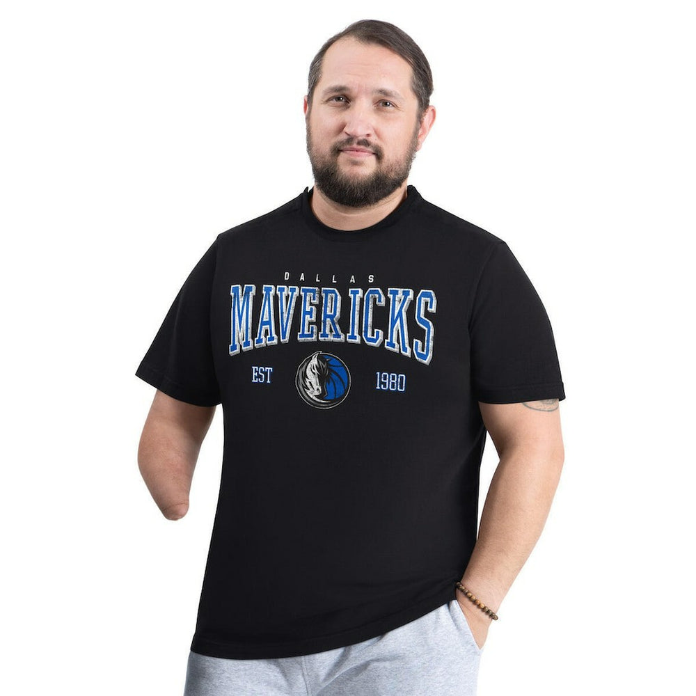Dallas Mavericks G-III Sports by Carl Banks Adaptive Classic Team Spirit Short Sleeve T-Shirt Black - NBA