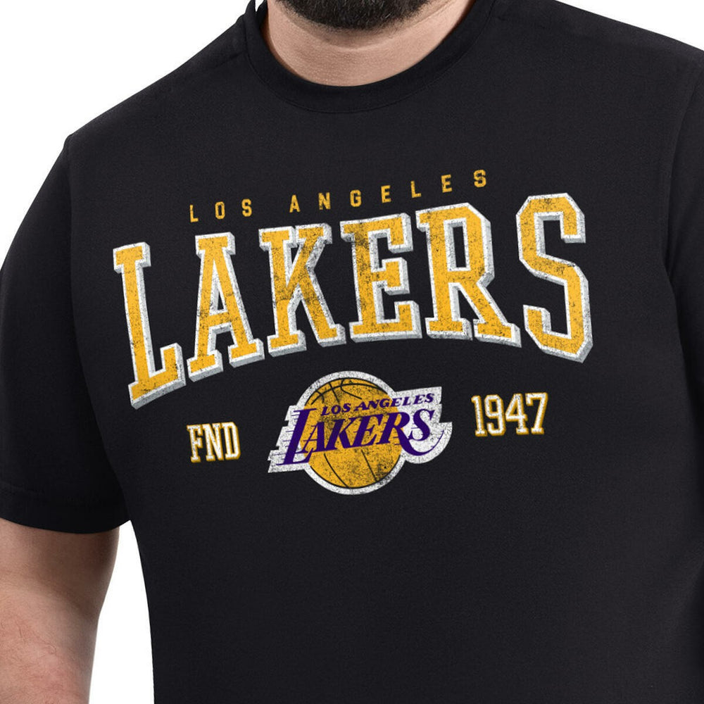 Los Angeles Lakers G-III Sports by Carl Banks Adaptive Classic Team Spirit Short Sleeve T-Shirt Black - NBA