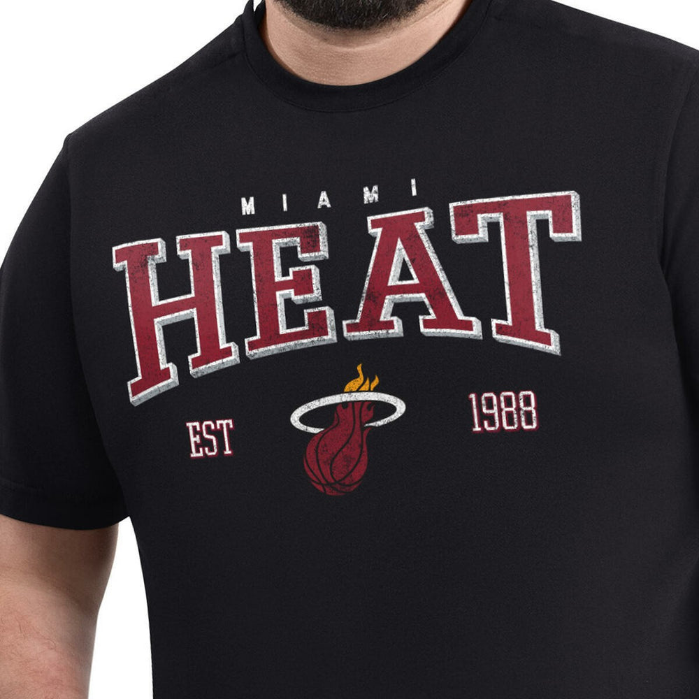 Miami Heat G-III Sports by Carl Banks Adaptive Classic Team Spirit Short Sleeve T-Shirt Black - NBA