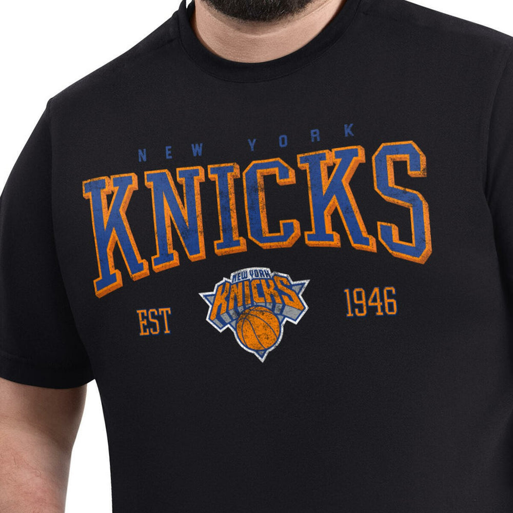 New York Knicks G-III Sports by Carl Banks Adaptive Classic Team Spirit Short Sleeve T-Shirt Black - NBA