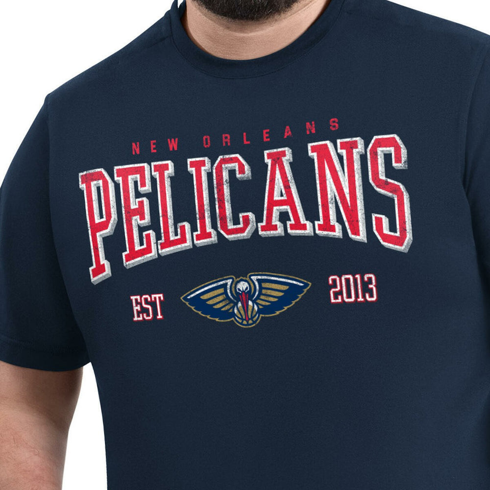 New Orleans Pelicans G-III Sports by Carl Banks Adaptive Classic Team Spirit Short Sleeve T-Shirt Navy - NBA