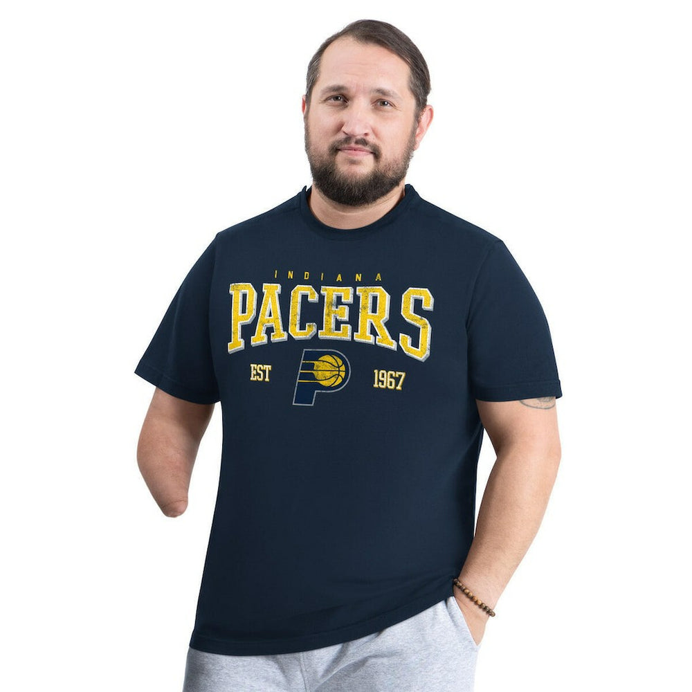 Indiana Pacers G-III Sports by Carl Banks Adaptive Classic Team Spirit Short Sleeve T-Shirt Navy - NBA