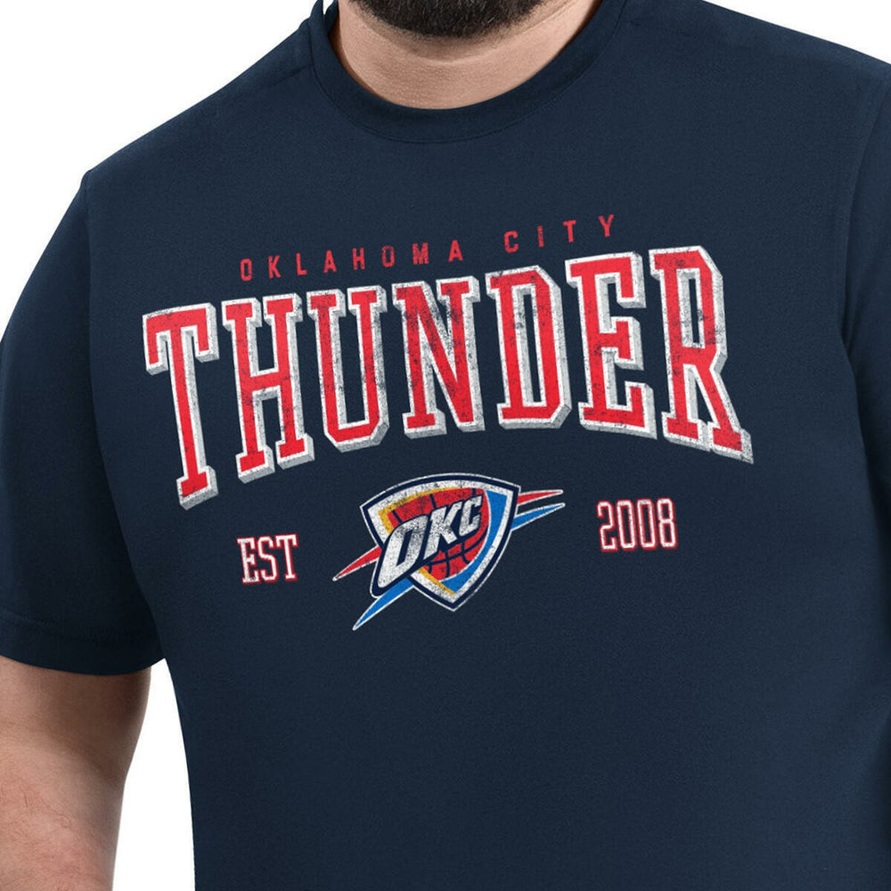 Oklahoma City Thunder G-III Sports by Carl Banks Adaptive Classic Team Spirit Short Sleeve T-Shirt Navy - NBA