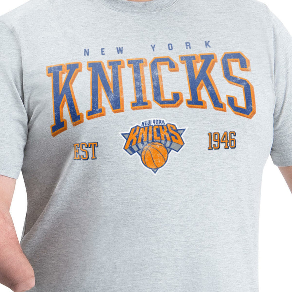 New York Knicks G-III Sports by Carl Banks Adaptive Classic Team Spirit Short Sleeve T-Shirt Gray - NBA