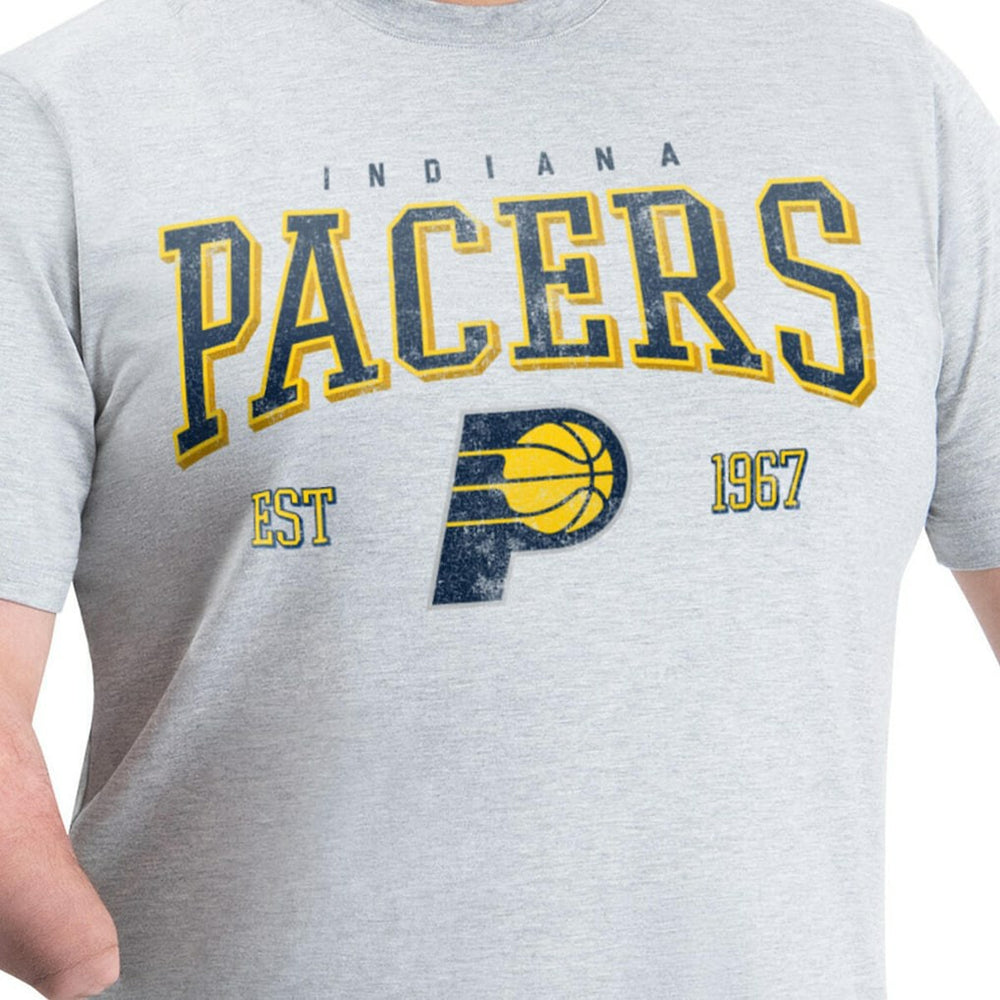 Indiana Pacers G-III Sports by Carl Banks Adaptive Classic Team Spirit Short Sleeve T-Shirt Gray - NBA