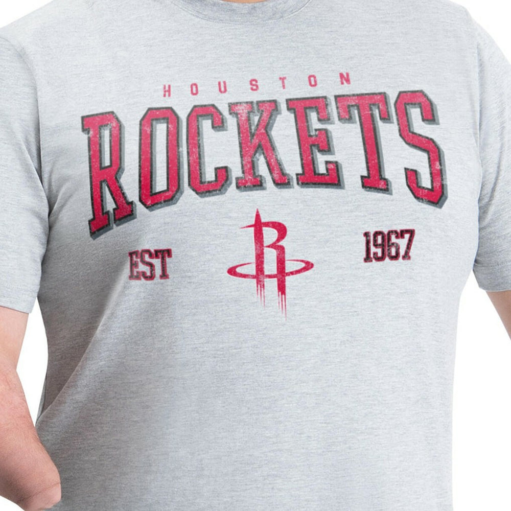 Houston Rockets G-III Sports by Carl Banks Adaptive Classic Team Spirit Short Sleeve T-Shirt Gray - NBA