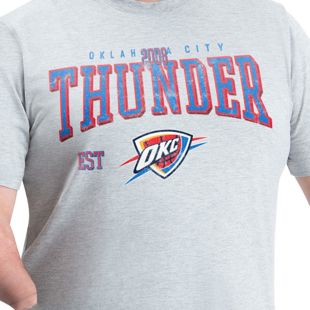 Oklahoma City Thunder G-III Sports by Carl Banks Adaptive Classic Team Spirit Short Sleeve T-Shirt Gray - NBA