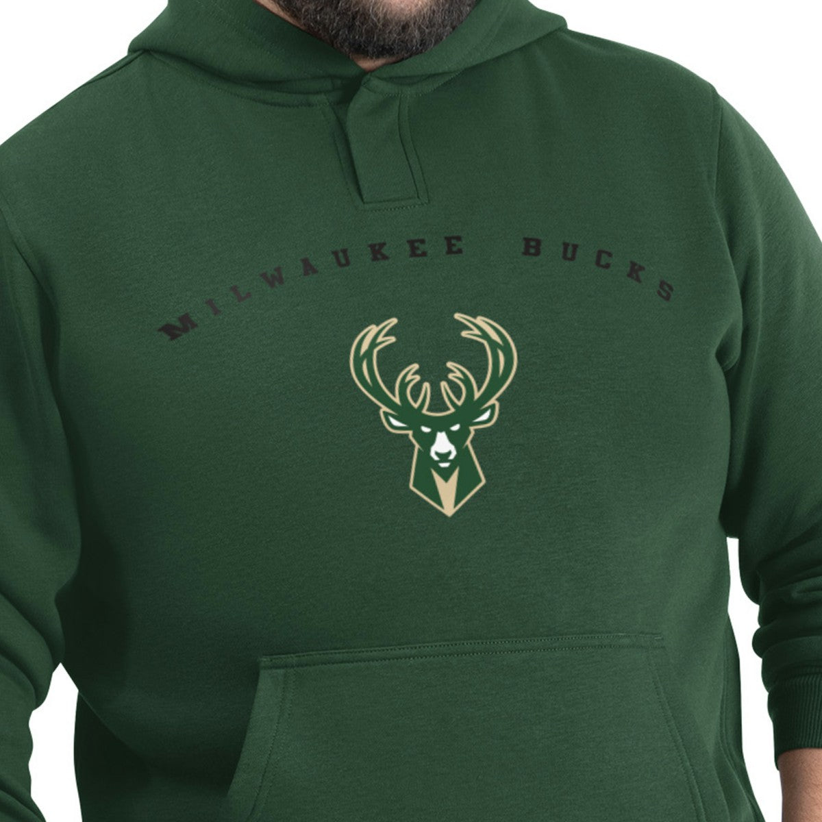 Milwaukee Bucks G-III Sports by Carl Banks Adaptive Team Arc Fleece Hoodie Green - NBA