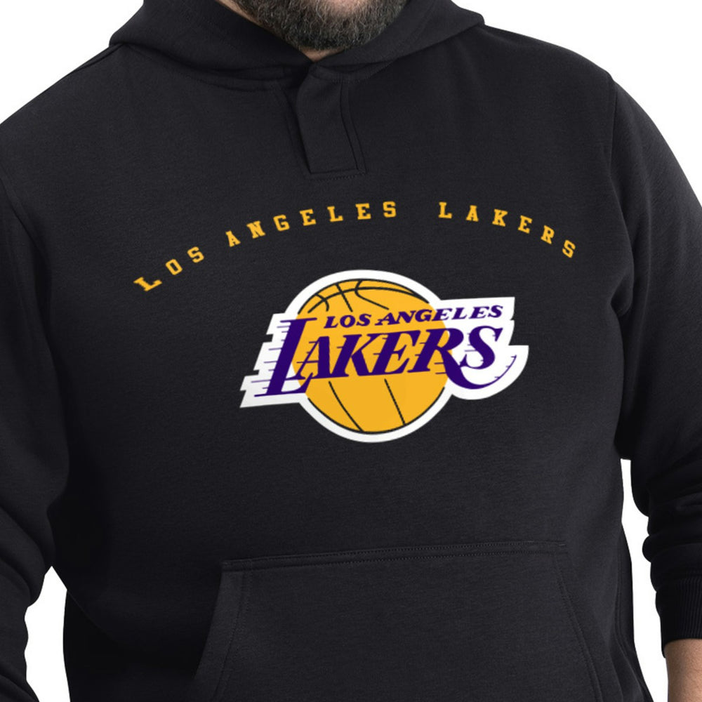 Los Angeles Lakers G-III Sports by Carl Banks Adaptive Team Arc Fleece Hoodie Black - NBA
