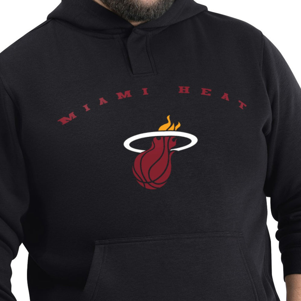 Miami Heat G-III Sports by Carl Banks Adaptive Team Arc Fleece Hoodie Black - NBA