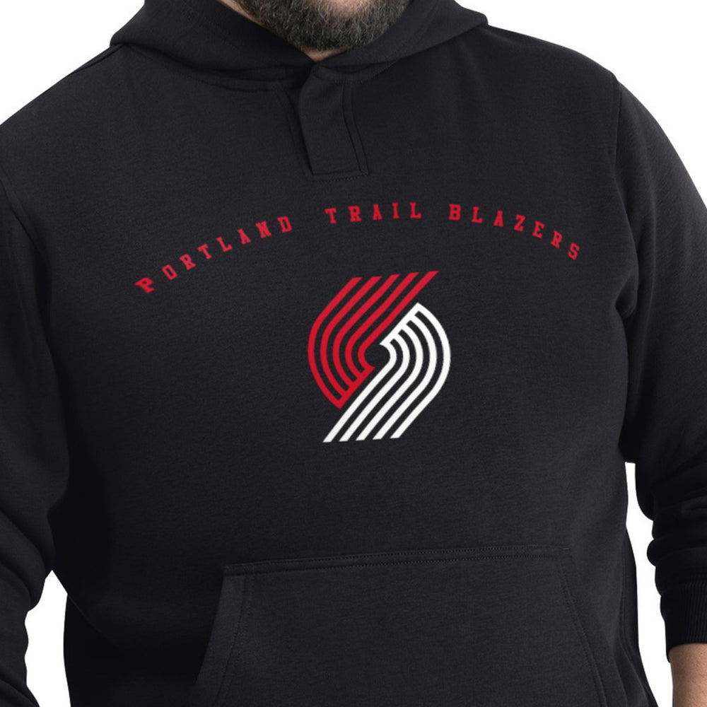Portland Trail Blazers G-III Sports by Carl Banks Adaptive Team Arc Fleece Hoodie Black - NBA