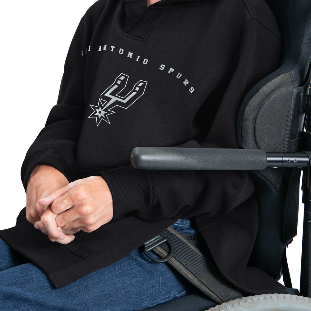 San Antonio Spurs G-III Sports by Carl Banks Adaptive Team Arc Fleece Hoodie Black - NBA