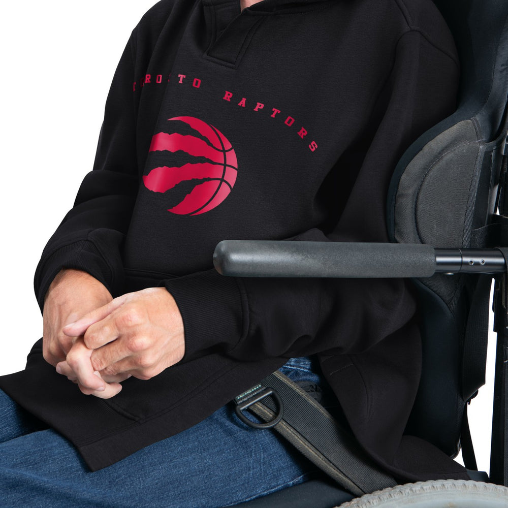 Toronto Raptors G-III Sports by Carl Banks Adaptive Team Arc Fleece Hoodie Black - NBA
