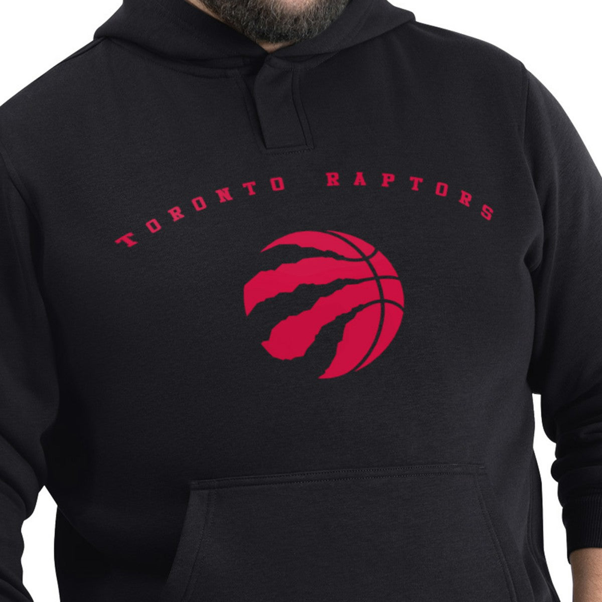 Toronto Raptors G-III Sports by Carl Banks Adaptive Team Arc Fleece Hoodie Black - NBA