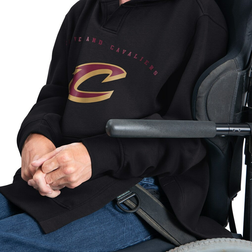 Cleveland Cavaliers G-III Sports by Carl Banks Adaptive Team Arc Fleece Hoodie Black - NBA