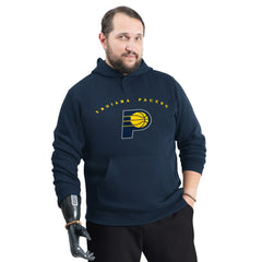 Indiana Pacers G-III Sports by Carl Banks Adaptive Team Arc Fleece Hoodie Navy - NBA
