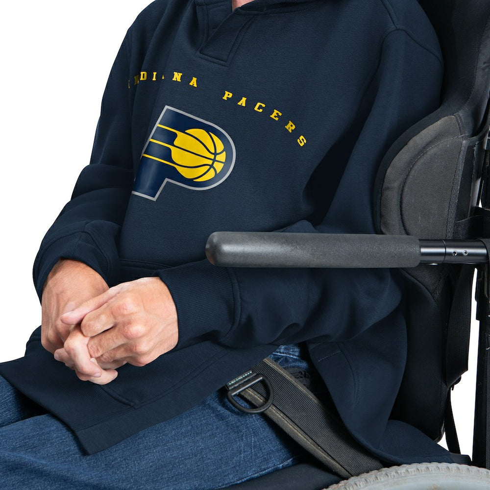 Indiana Pacers G-III Sports by Carl Banks Adaptive Team Arc Fleece Hoodie Navy - NBA