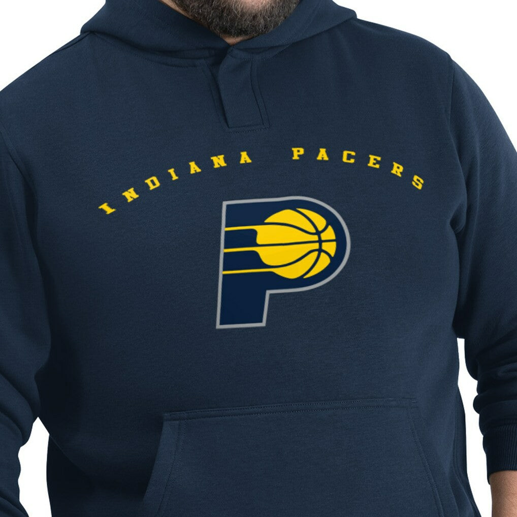 Indiana Pacers G-III Sports by Carl Banks Adaptive Team Arc Fleece Hoodie Navy - NBA