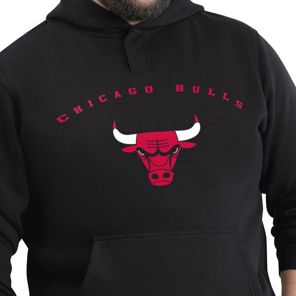 Chicago Bulls G-III Sports by Carl Banks Adaptive Team Arc Fleece Hoodie Black - NBA
