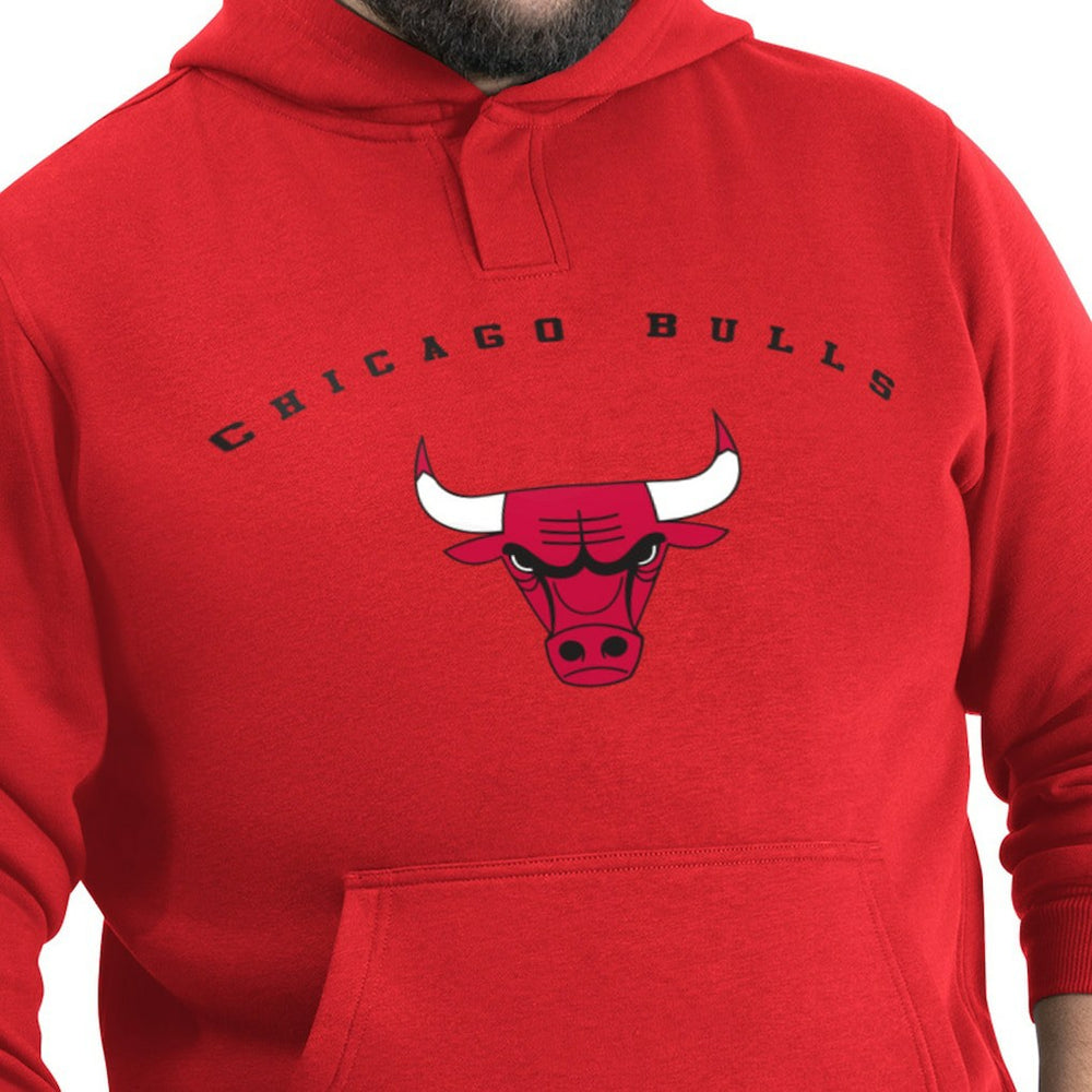 Chicago Bulls G-III Sports by Carl Banks Adaptive Team Arc Fleece Hoodie Red - NBA