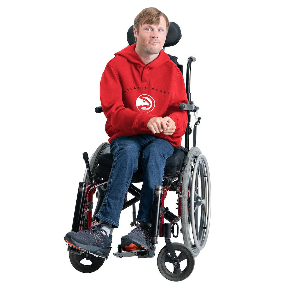 Atlanta Hawks G-III Sports by Carl Banks Adaptive Team Arc Fleece Hoodie Red - NBA