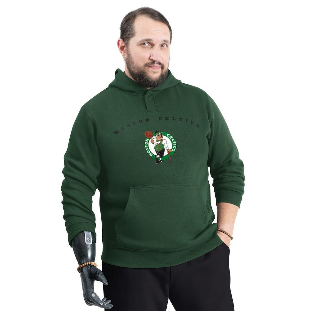 Boston Celtics G-III Sports by Carl Banks Adaptive Team Arc Fleece Hoodie Green - NBA