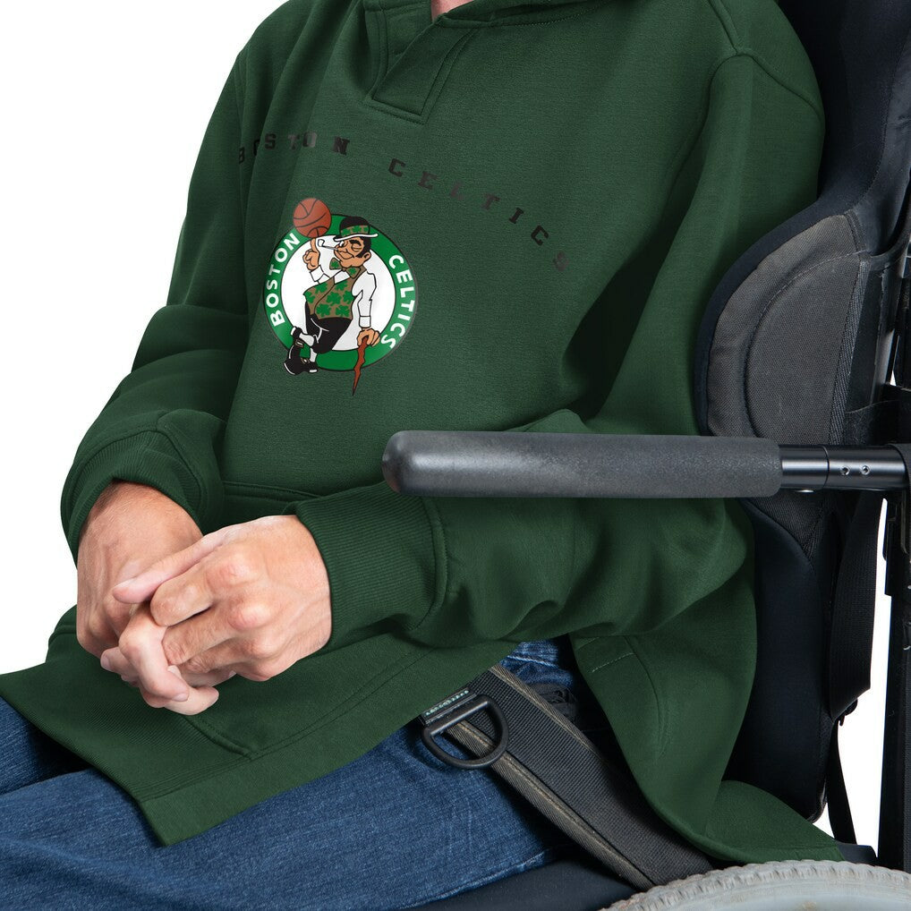 Boston Celtics G-III Sports by Carl Banks Adaptive Team Arc Fleece Hoodie Green - NBA