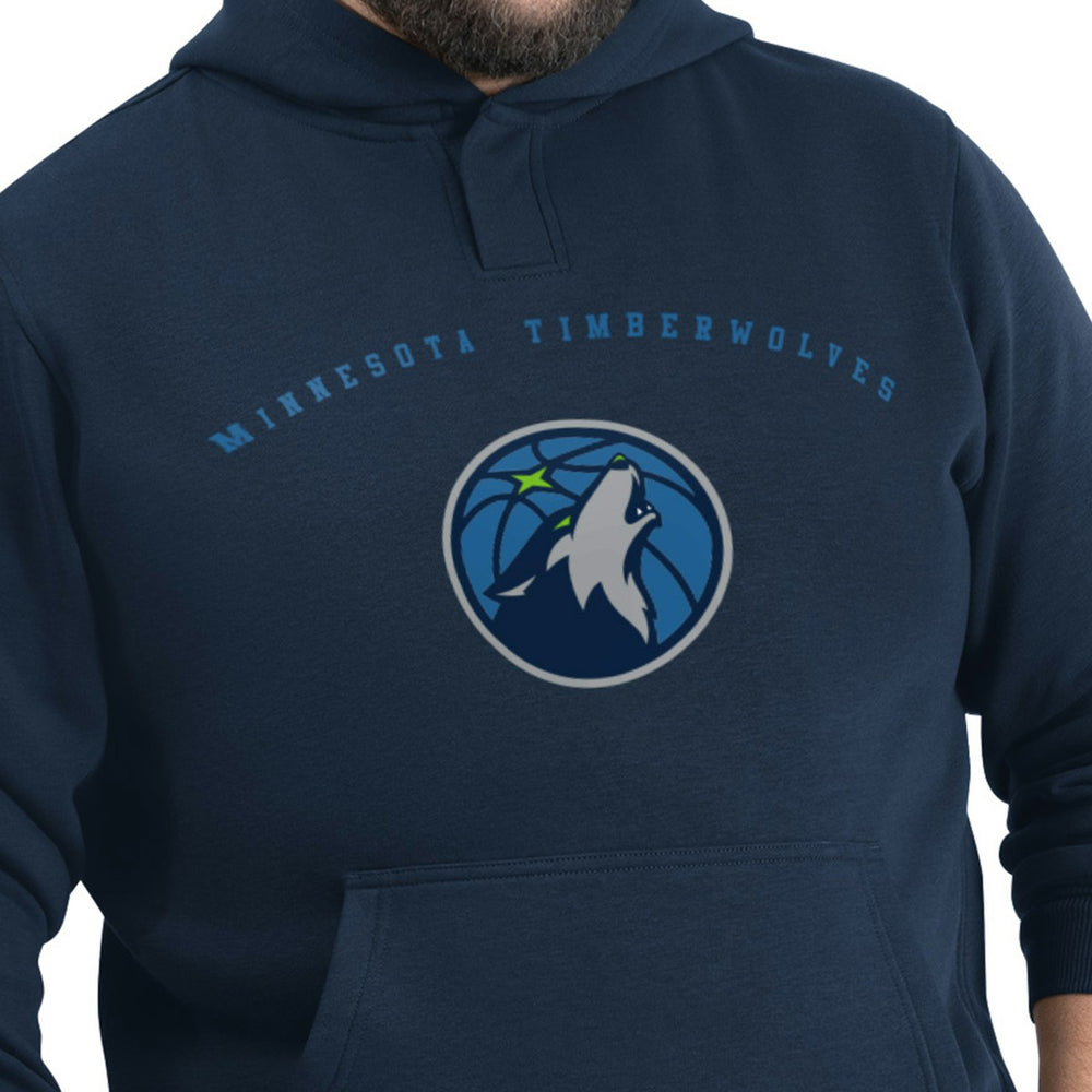 Minnesota Timberwolves G-III Sports by Carl Banks Adaptive Team Arc Fleece Hoodie Navy - NBA