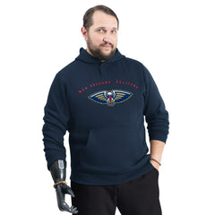 New Orleans Pelicans G-III Sports by Carl Banks Adaptive Team Arc Fleece Hoodie Navy - NBA