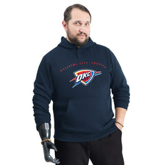 Oklahoma City Thunder G-III Sports by Carl Banks Adaptive Team Arc Fleece Hoodie Navy - NBA