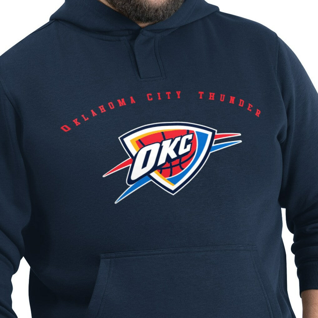 Oklahoma City Thunder G-III Sports by Carl Banks Adaptive Team Arc Fleece Hoodie Navy - NBA