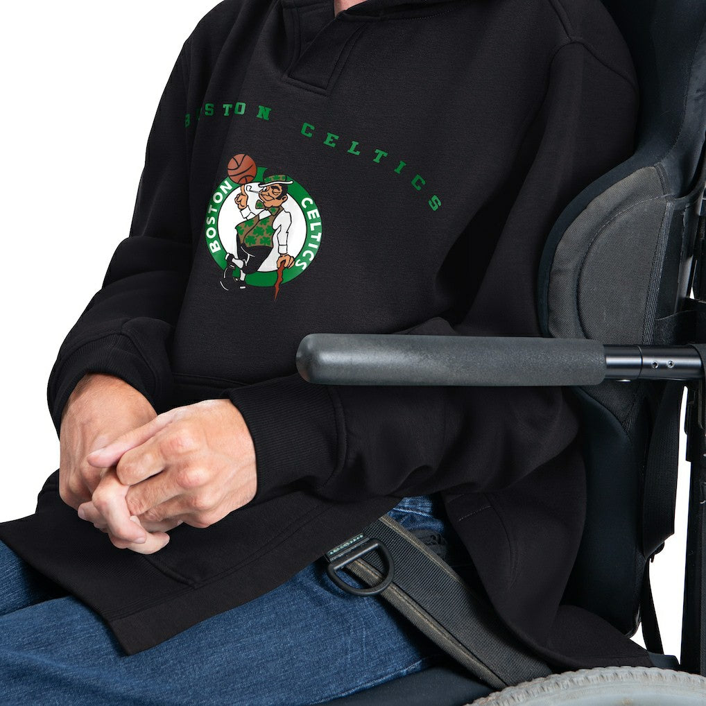 Boston Celtics G-III Sports by Carl Banks Adaptive Team Arc Fleece Hoodie Black - NBA