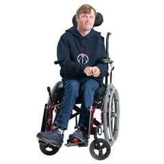 Washington Wizards G-III Sports by Carl Banks Adaptive Team Arc Fleece Hoodie Navy - NBA