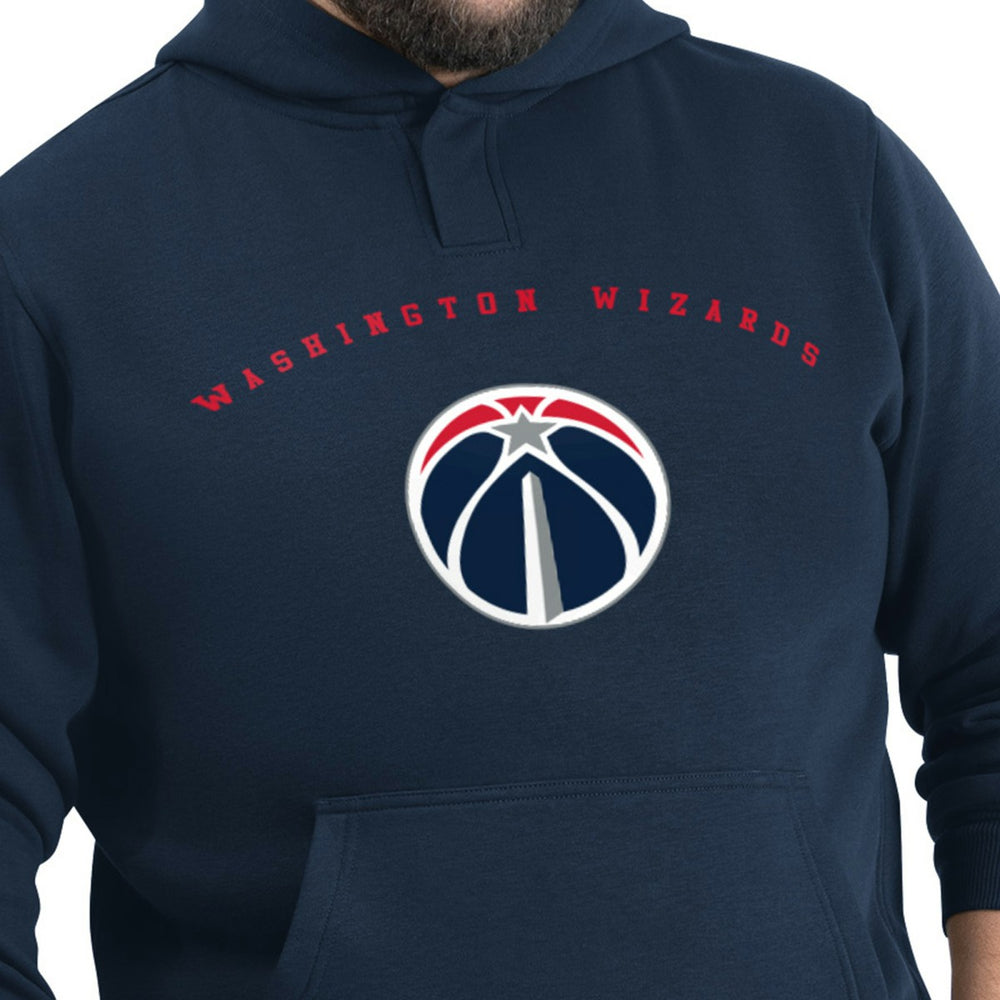 Washington Wizards G-III Sports by Carl Banks Adaptive Team Arc Fleece Hoodie Navy - NBA