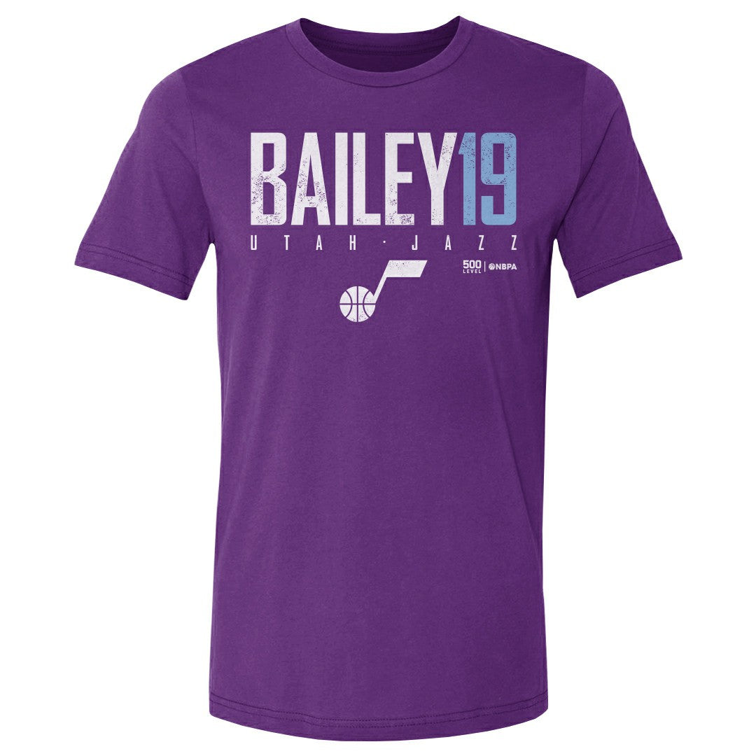 Ace Bailey Utah Jazz 500 Level Elite T-Shirt Purple - NBA