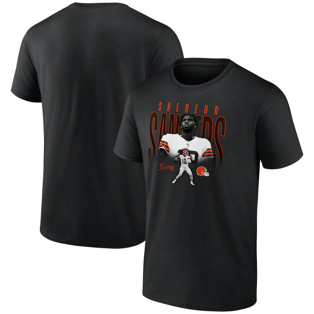 Shedeur Sanders Cleveland Browns Humble Shadow Player Graphic T-Shirt Black | NFL
