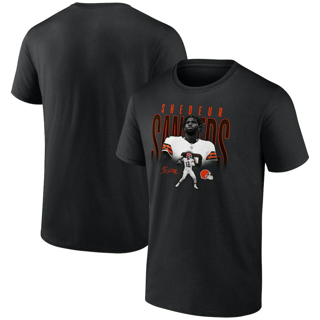 Shedeur Sanders Cleveland Browns Humble Shadow Player Graphic T-Shirt Black | NFL