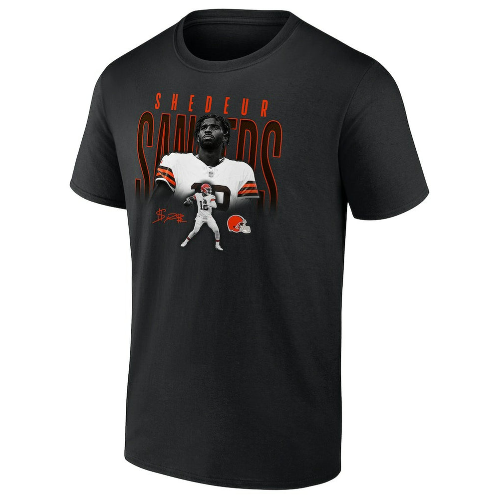 Shedeur Sanders Cleveland Browns Humble Shadow Player Graphic T-Shirt Black | NFL