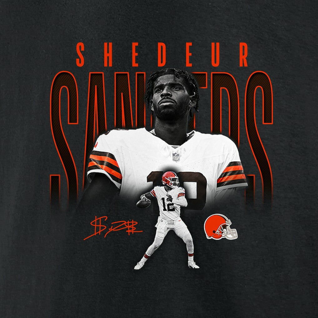 Shedeur Sanders Cleveland Browns Humble Shadow Player Graphic T-Shirt Black | NFL