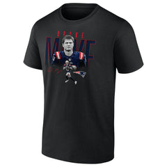 Drake Maye New England Patriots Humble Shadow Player Graphic T-Shirt Black | NFL