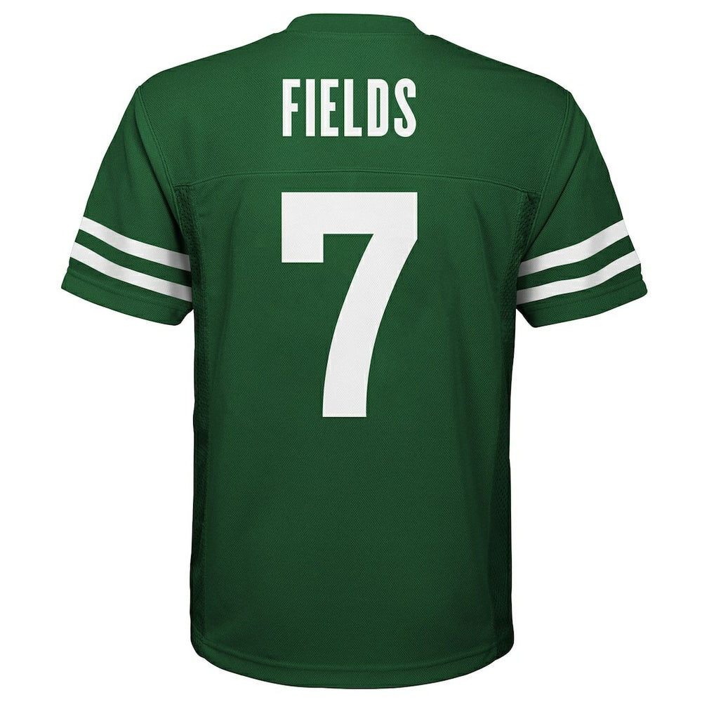 Justin Fields New York Jets Youth Replica Player Jersey Legacy Green | Nike for Sale