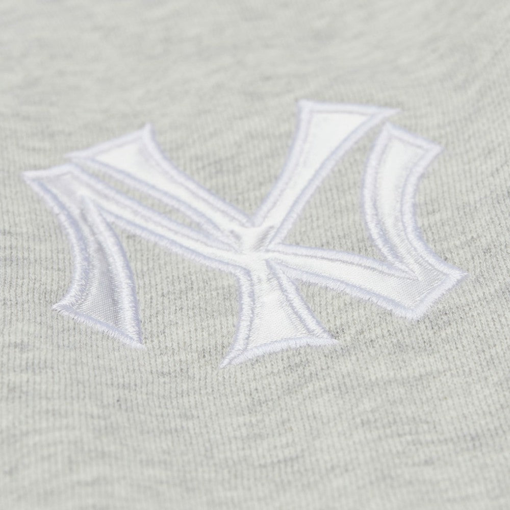 New York Yankees Mitchell & Ness Women's Cooperstown Collection V-Neck Cropped Toggle Sweatshirt - MLB