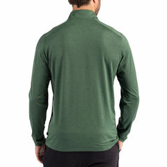Green Bay Packers Cutter & Buck Coastline Epic Comfort Recycled Quarter-Zip Pullover Green | NFL
